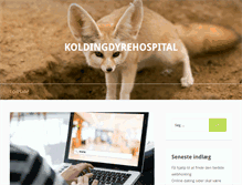 Tablet Screenshot of koldingdyrehospital.dk
